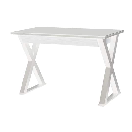Walker Edison 48" White Modern Wood Computer Desk